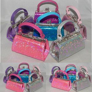 Tik Tok Coin Purse Lipstick Case Embossed Glitter Assorted Colors SALE 2 FOR 15
